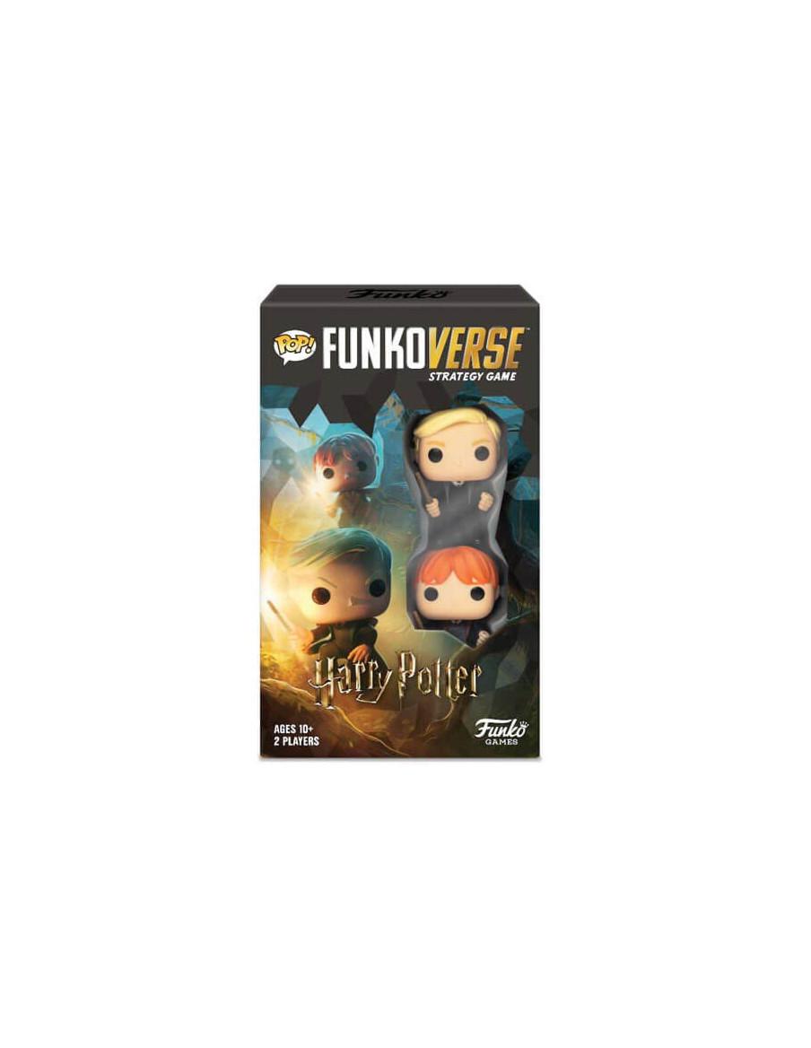 Juego de estrategia Pop Funkoverse Ron Weasley y Draco Malfoy. Funkoverse