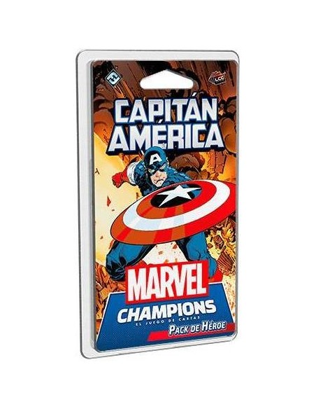 Capitán América Pack de Héroe. Marvel Champions.