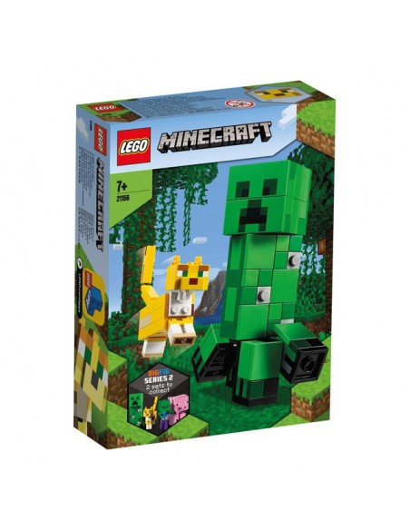 Lego. BigFig: Creeper y Ocelote. Minecraft