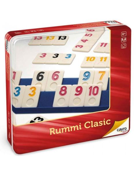 Rummi Classic Caja Metálica 4 Jugadores  - El Rummi es un juego que engancha. Tendrás que formar grupos del mismo número en dist