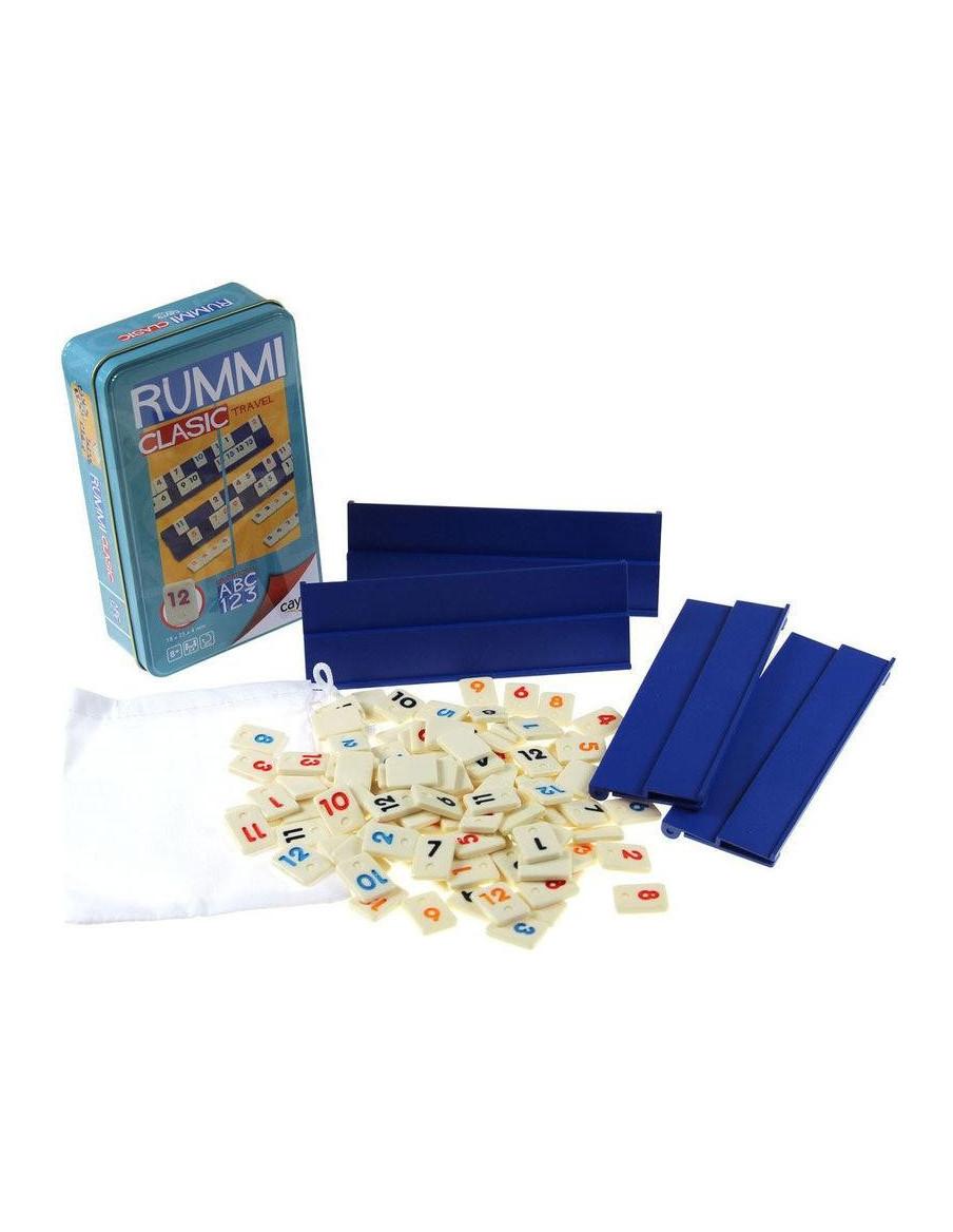 Rummi Classic Travel  -  JUEGO RUMMI CLASIC VIAJE CAJA METAL. Juego de mesa clásico ru mmi presentado en caja metálica en versió