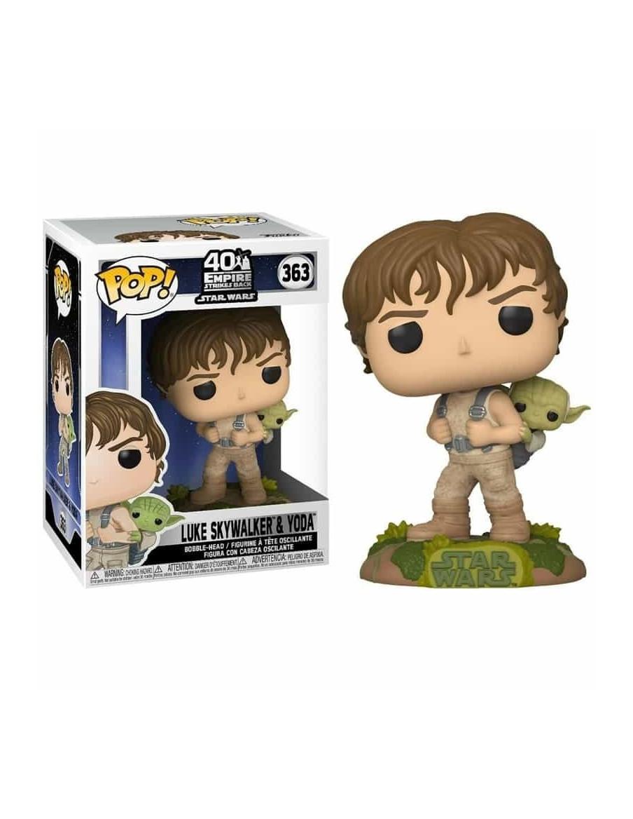 Funko Pop Luke Skywalker & Yoda. Star Wars