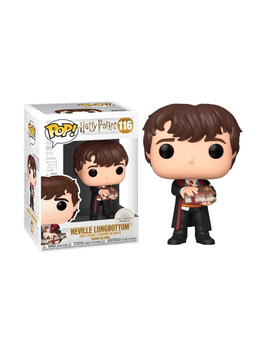 Pop Neville con el Libro Monstruo. Harry Potter  - 