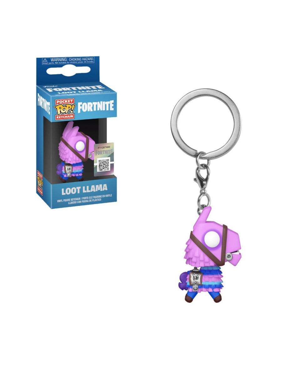 Llavero Pop Llama. Fortnite