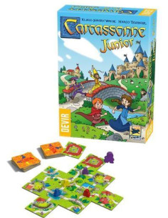 Carcassonne Junior  - Edición 2020 Trilingüe El 14 de julio, Día Nacional de Francia, es tradición dejar sueltas a las ovejas, g