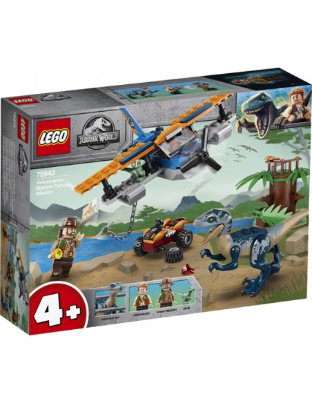 Lego Jurasick World. Velociraptor: Biplane Rescue Mission