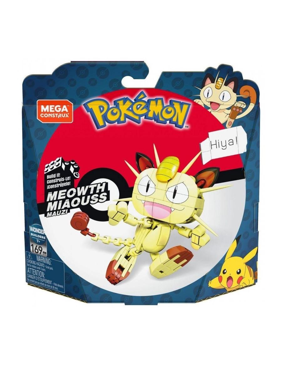 Meowth Mega Construx 169 Piezas Pokemon