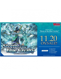 Storm of the Blue Cavalry: Caja de sobres (16)  - Featuring 5 VRs (Vanguard Rare)!　"Marine General of Heavenly Silk, Lambros", "