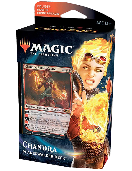 MTG - M21 Core Set Planeswalker Deck Chandra  - 
