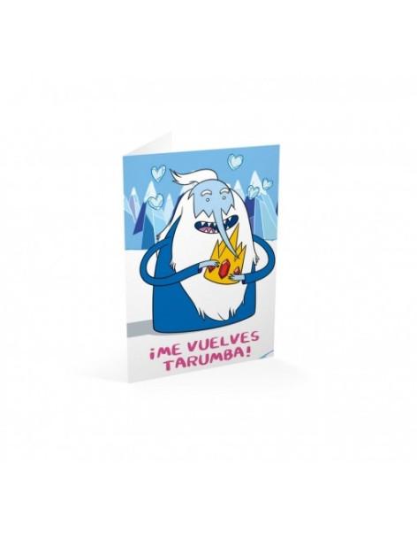 Tarjeta Felicitación Hora de Aventuras  -