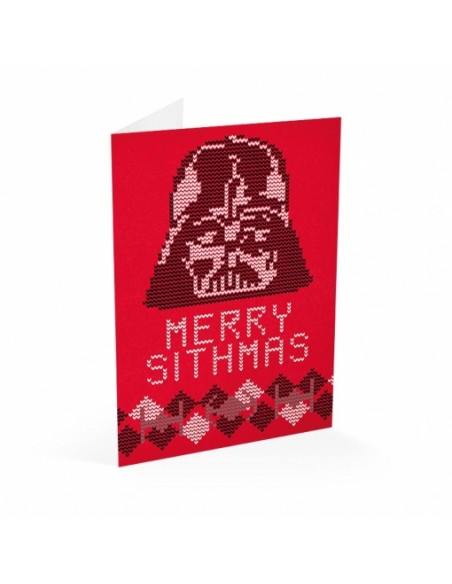 Tarjeta Felicitación Navidad Darth Vader