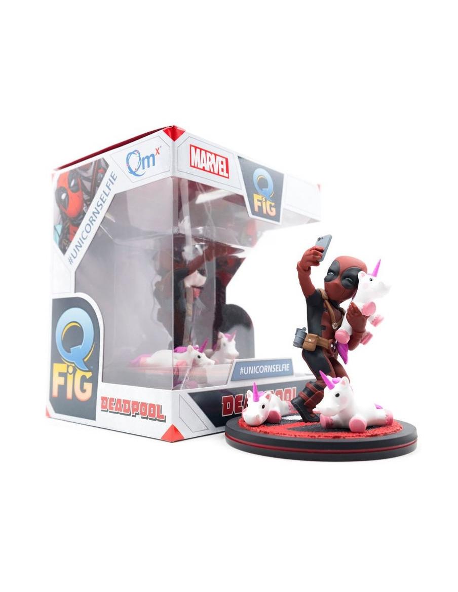 QFig Deadpool Unicornselfie Marvel Diorama 10cm  - 