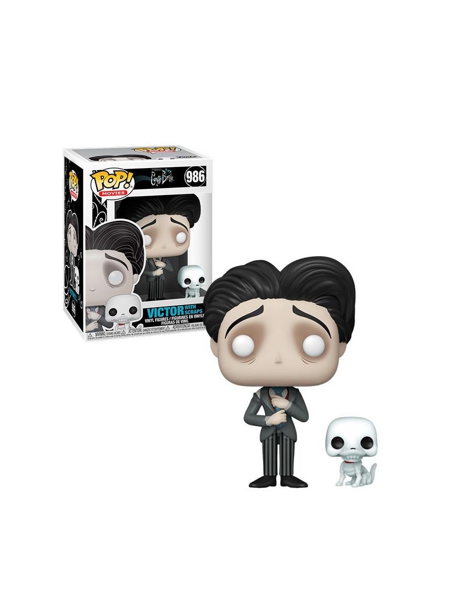 Funko Pop Victor con Scraps. La Novia Cadáver  - Funko Pop Victor con Scraps. La Novia Cadáver