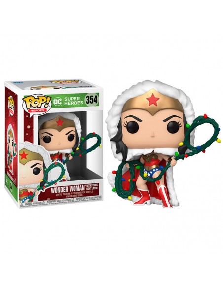 Wonder Woman with String Light Lasso