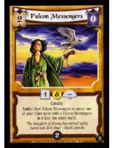 Falcon Messengers - Cavalry Battle: Bow Falcon Messengers to move one of your other units with a Falcon Messengers in it into t