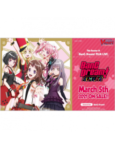 BanG Dream! FILM LIVE Title Booster: Caja de sobres (12)  - BanG Dream! takes on a new stage in Cardfight!! Vanguard!You can con