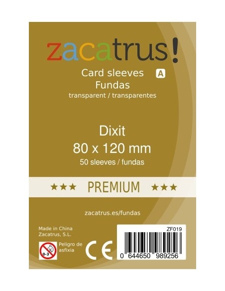 Fundas Zacatrus Dixit Premium (80x120mm) (50)