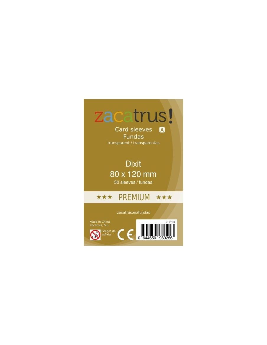 Fundas Zacatrus Dixit Premium (80x120mm) (50)  - 150 fundas gruesas tamaño 80x120 milímetros