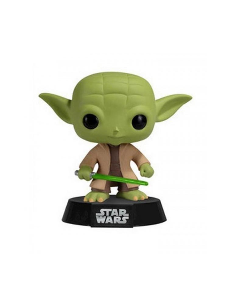 Funko Pop Yoda  - Pop cabezón de Yoda con espada láser