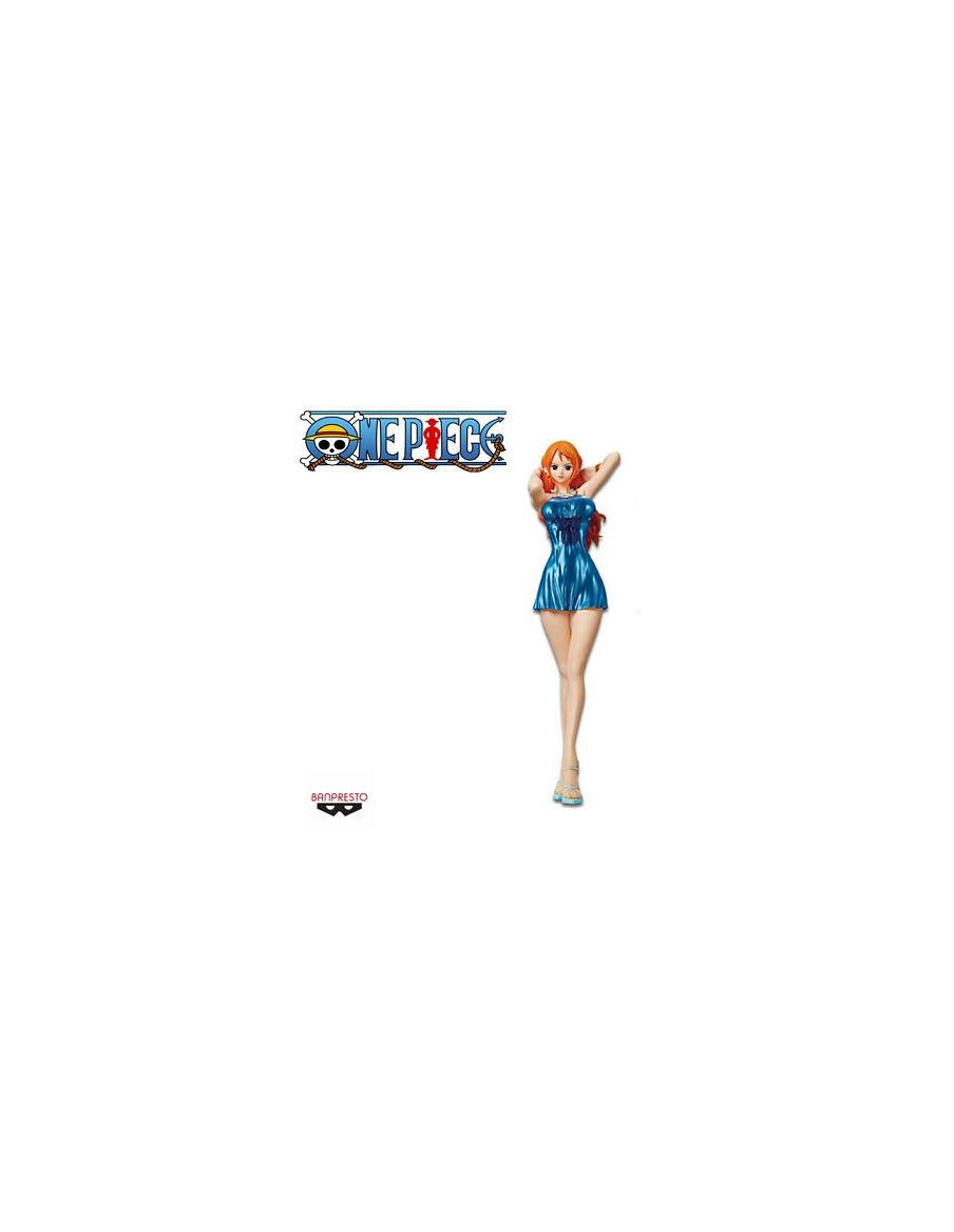 Figura Nami Vestido Azul. Glitter & Glamours  - 