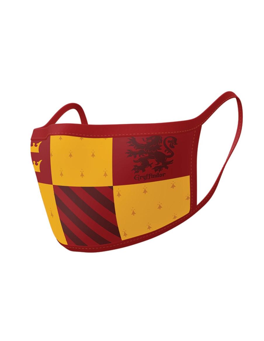 Pack 2 x Mascarilla reutilizable Gryffindor. Harry Potter