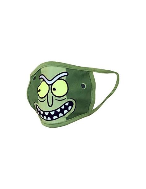 Pack 2 x Mascarilla reutilizable Pepinillo Rick. Rick y Morty  - 