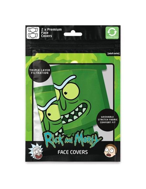 Pack 2 x Mascarilla reutilizable Pepinillo Rick. Rick y Morty  -  2