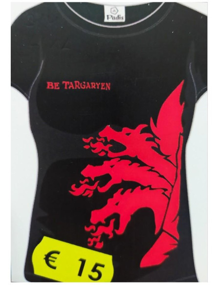 Camiseta Be Targaryen. Juego de Tronos (Chico / Chica)  - Camiseta modelo Be Targaryen de la saga de literatura fantástica "Canc
