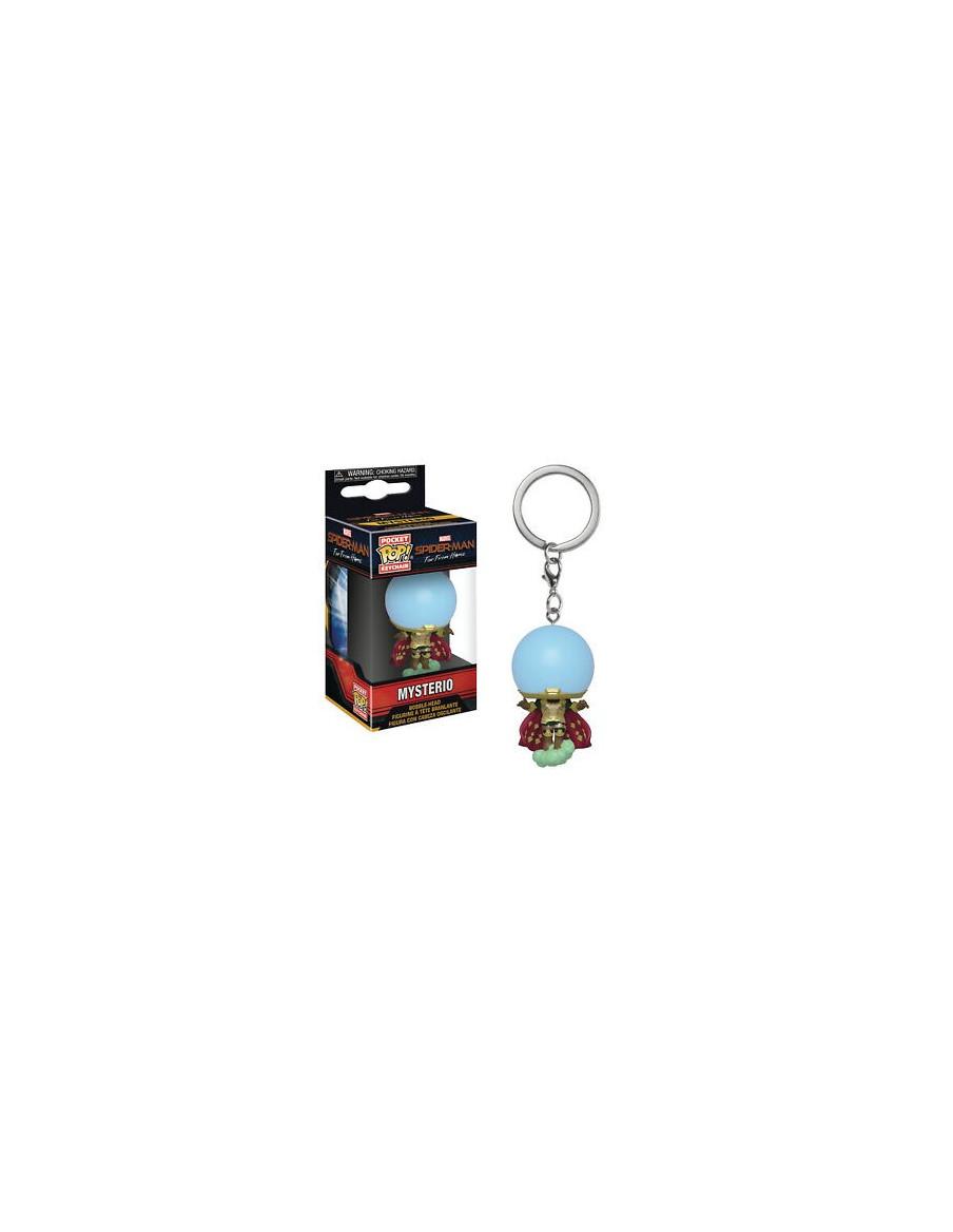 Llavero Pop Mysterio. Spiderman  - Llavero con una figura de Misterio de Marvel Spiderman Far from Home