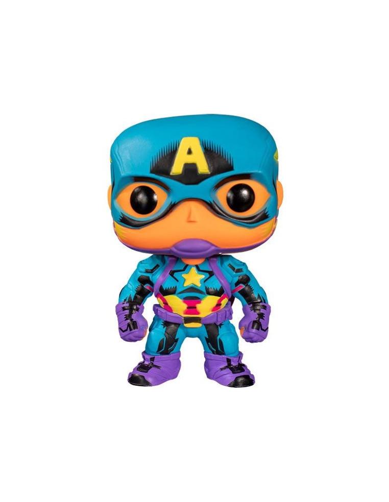 Funko Pop Capitán América. Marvel Black Light  - 