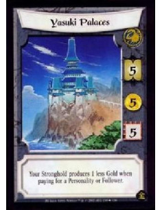 Yasuki Palaces FOIL  - Before the game begins, you must declare whether you are a Crab Clan or a Crane Clan player. Your strongh