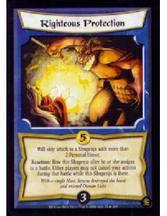 Righteous Protection FOIL  - Will only attach to a Shugenja with more than 2 Personal Honor. Reaction: Bow this Shugenja after h