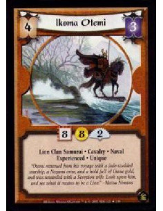 Ikoma Otemi Exp FOIL  - Lion Clan Samurai. Cavalry. Naval. Experienced. Unique  