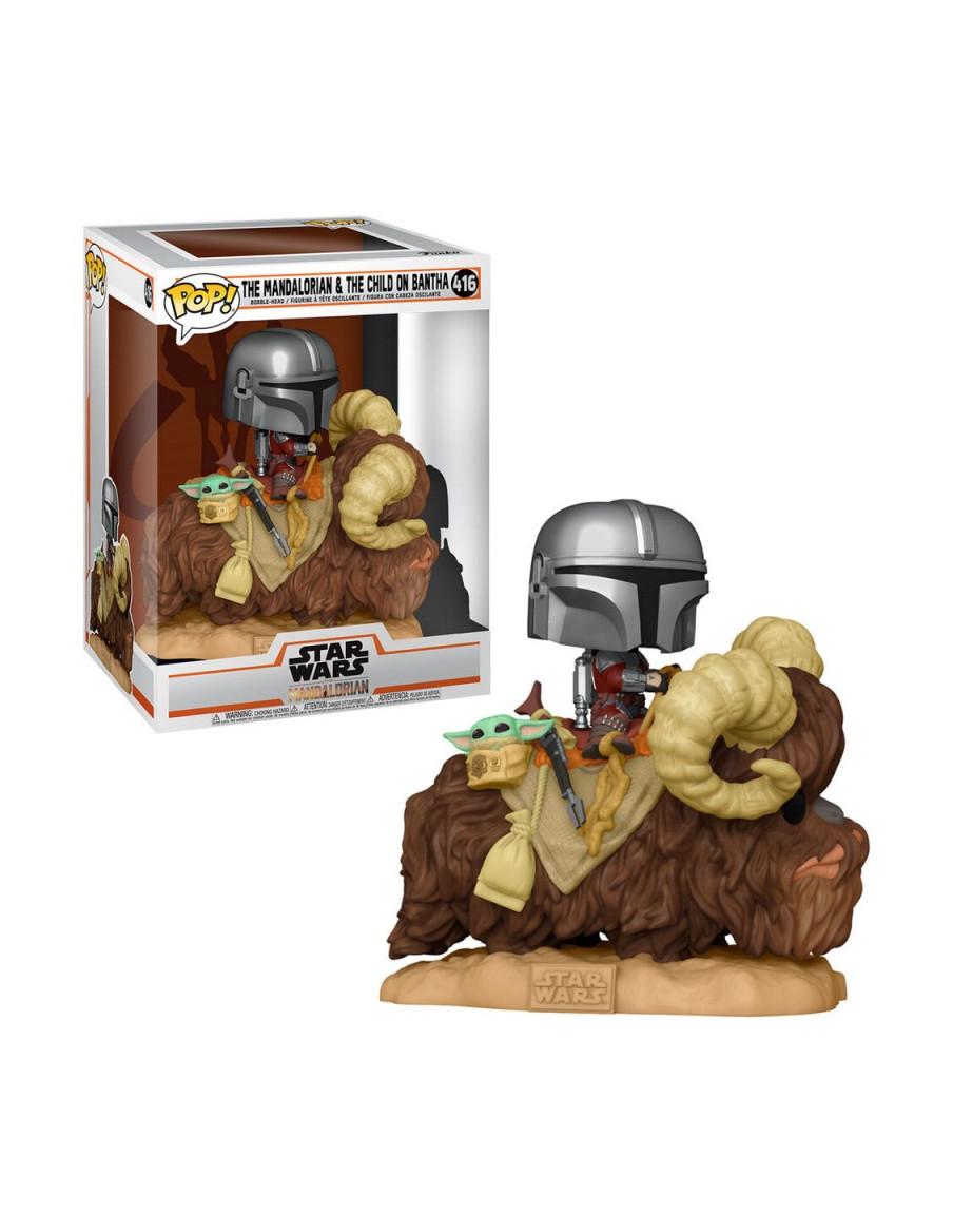 Funko Pop The Mandalorian & The Child en Bantha (Baby Yoda)