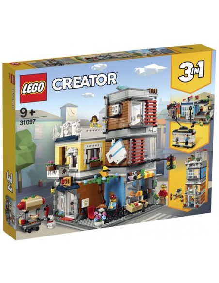 Lego. Pet Shop and Coffee Shop. Lego Creator