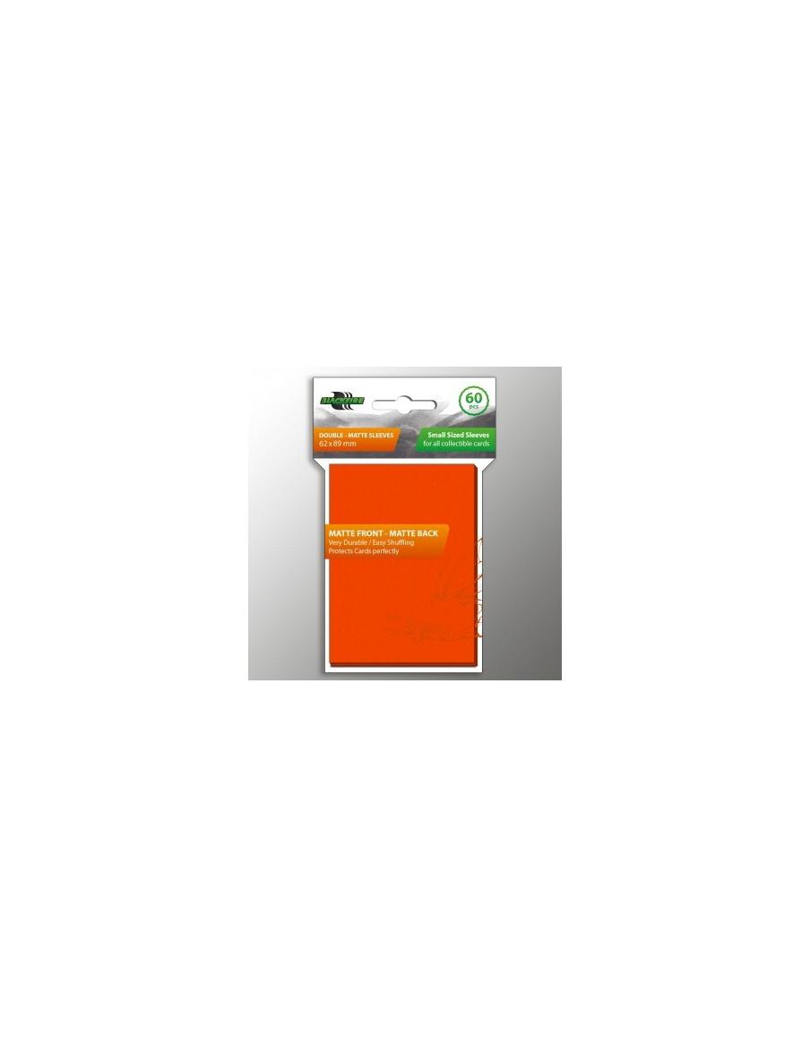 Double Matte Orange Sleeves 62x89mm Japanise Size. Blackfire  - 