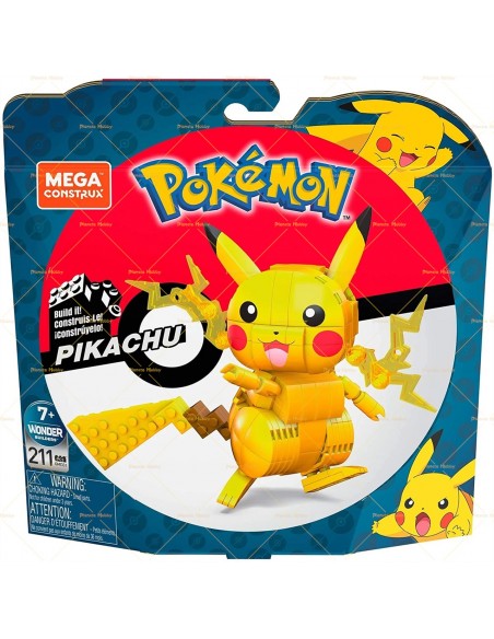 Pikachu. Pokémon. MEGA Construx