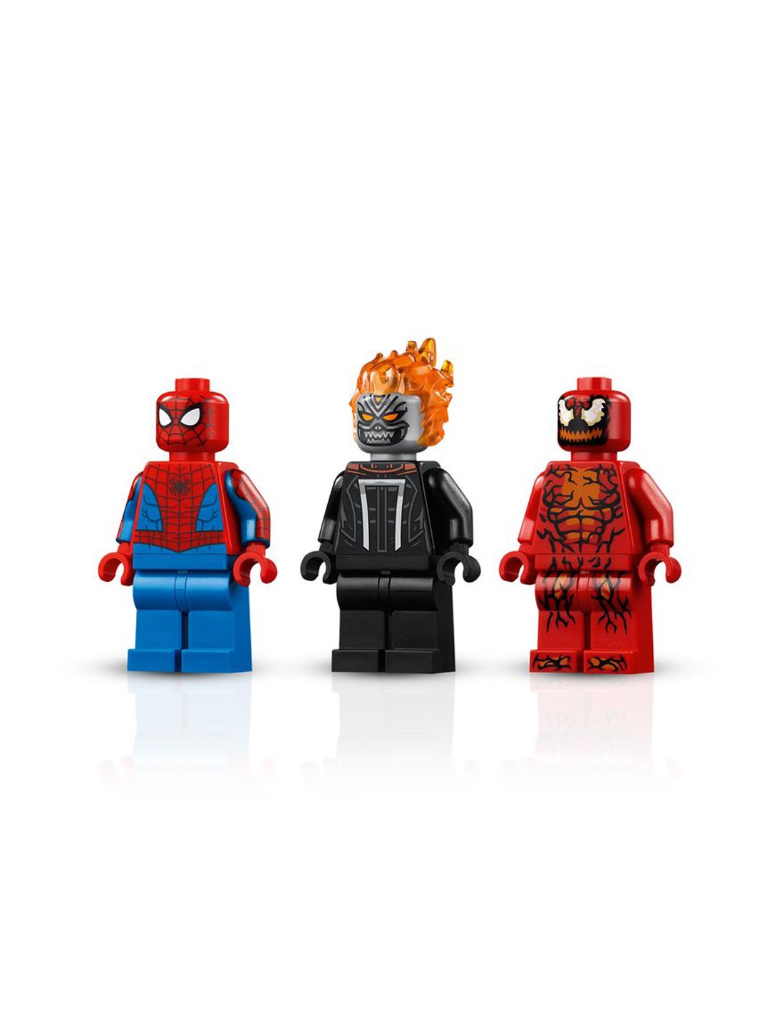 Spider-Man y el Motorista Fantasma vs. Carnage. Lego Marvel