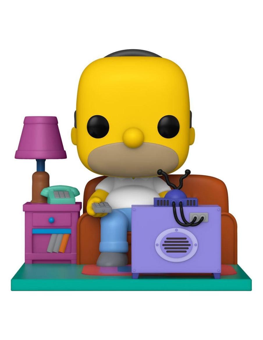 Funko pop Homer viendo la televisión. Los Simpsons