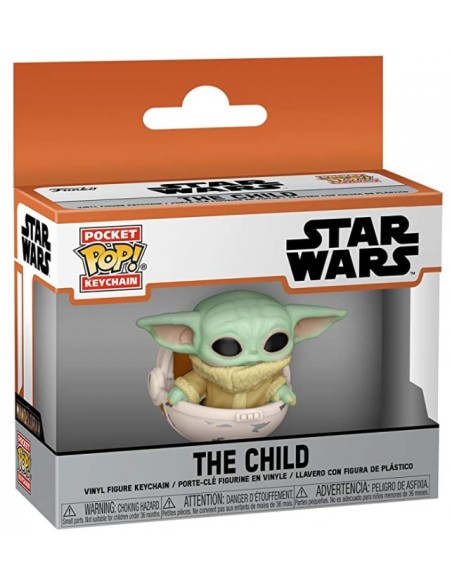 Llavero Pop The Child en la cuna (Baby Yoda) The Mandalorian. Star Wars