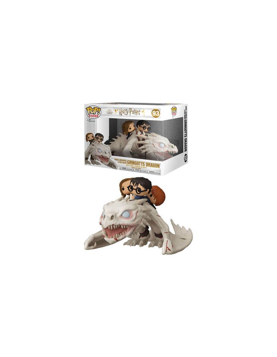 Funko Pop. Harry, Ron and Hermione on Gringotts´Dragon. Harry Potter