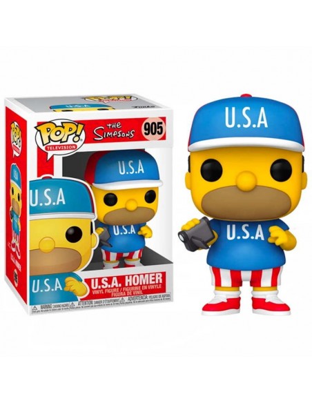 Funko Pop. Homer U.S.A. Los Simpson