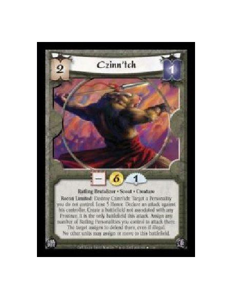 Czinn'tch (Spanish)  - Ratling Brutalizer · Scout · Creature. Recon Limited: Destroy Czinn'tch: Target a Personality you do not 