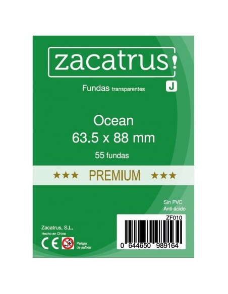 Sleeves Zacatrus Ocean Premium (63.5x88mm) (50)