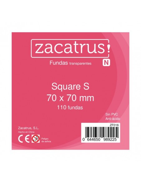 Fundas Zacatrus Cuadrada Pequeña Square S (70x70mm) (110)