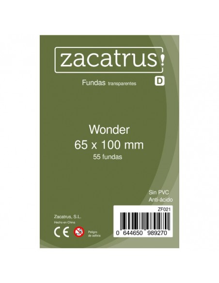 Fundas Zacatrus Wonder (65x100mm) (55)