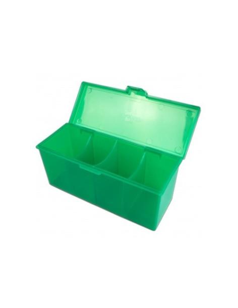 Deck box 4 Compartimentos 320+ cards. Gamegenic Fourtress Verde  -  2