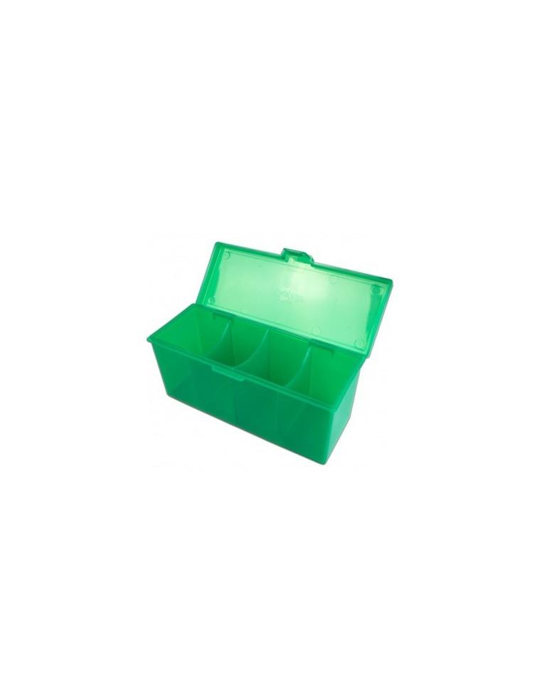 Deck box 4 Compartimentos 320+ cards. Gamegenic Fourtress Verde  - 