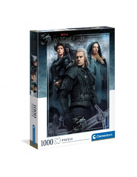 Puzzle The Witcher, Geralt, Ciri & Jennefer 1000pzs
