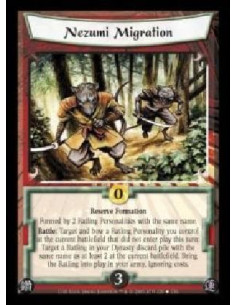 Nezumi Migration  - Reserve Formation. Formed by 2 Ratling Personalities with the same name. Battle: Target and bow a Ratling Pe